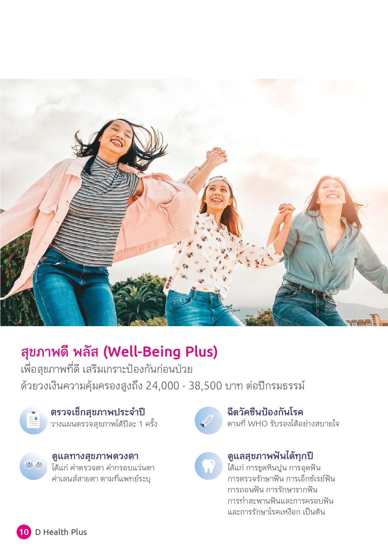 D Health Plus ( สัญญาเพิ่มเติม ดี เฮลท์ พลัส )